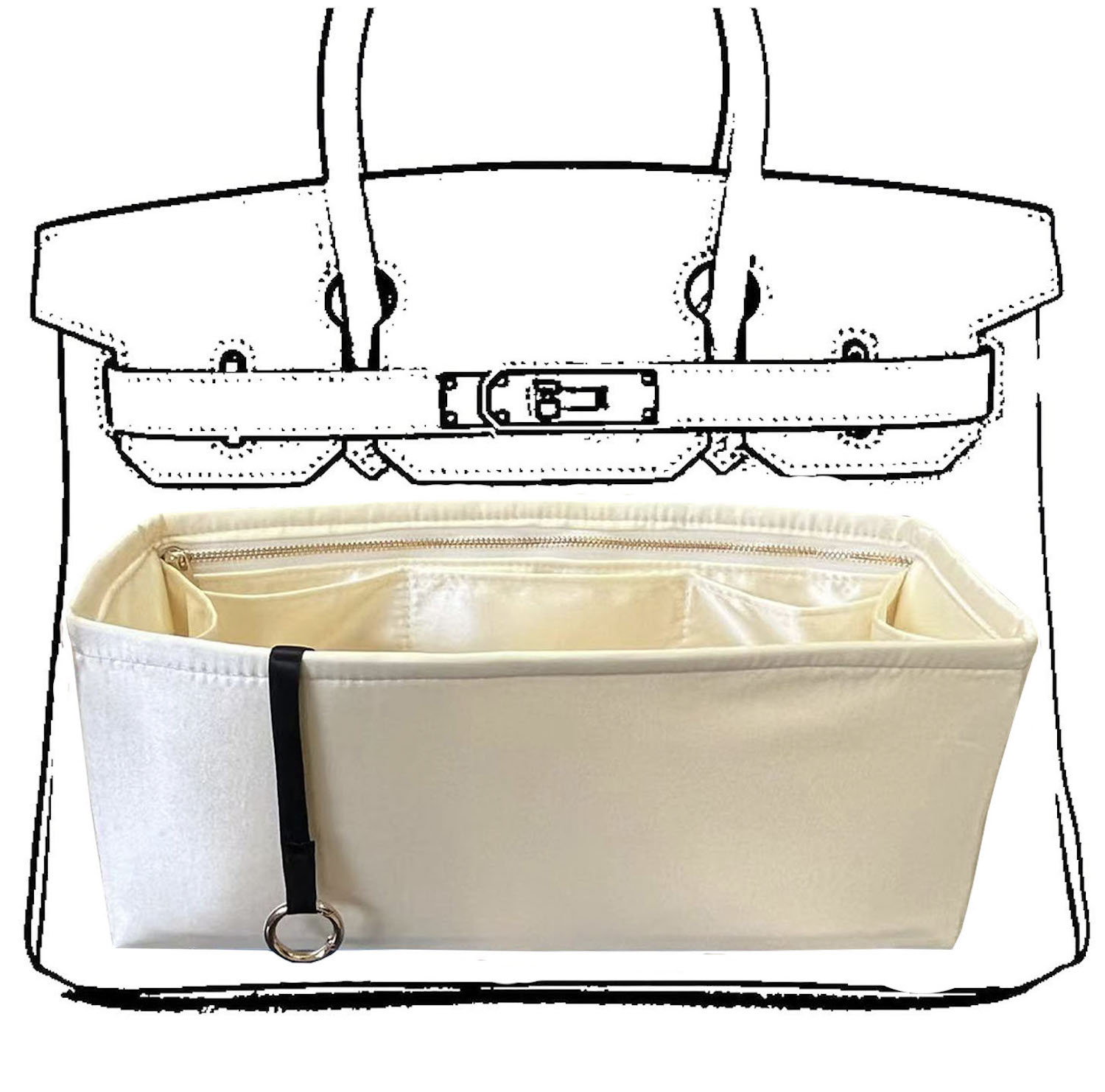 Luxury Skincare Women - Taschenorganizer für Birkin S 25 30