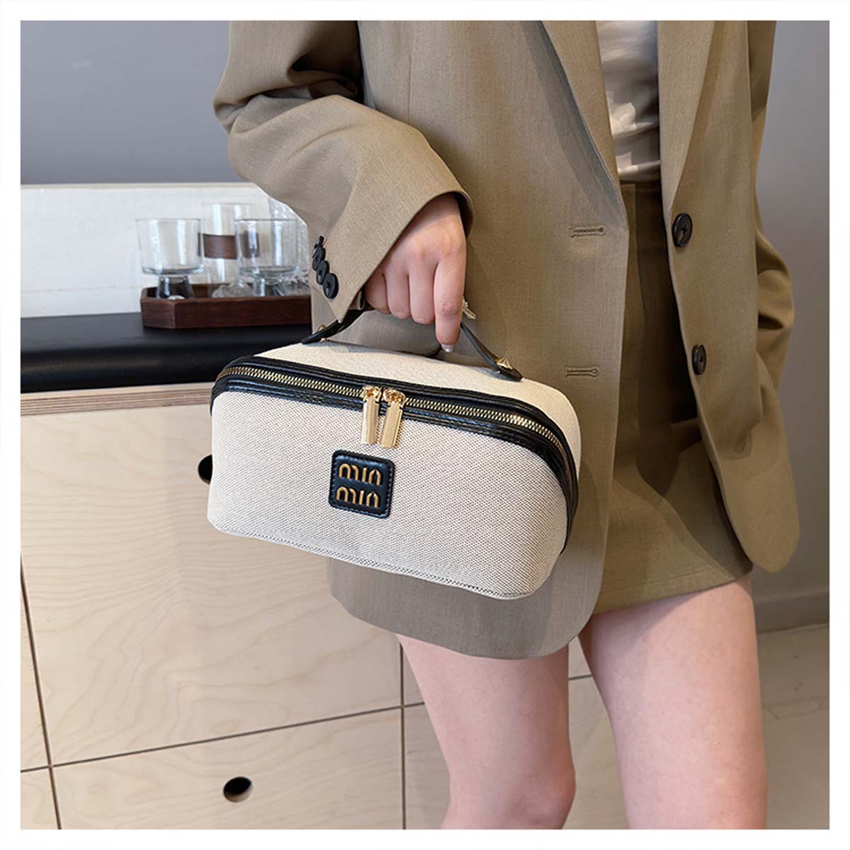 Kosmetiktasche - Retro-Luxus-M – High Luxury Skincare Bewertung und Preis